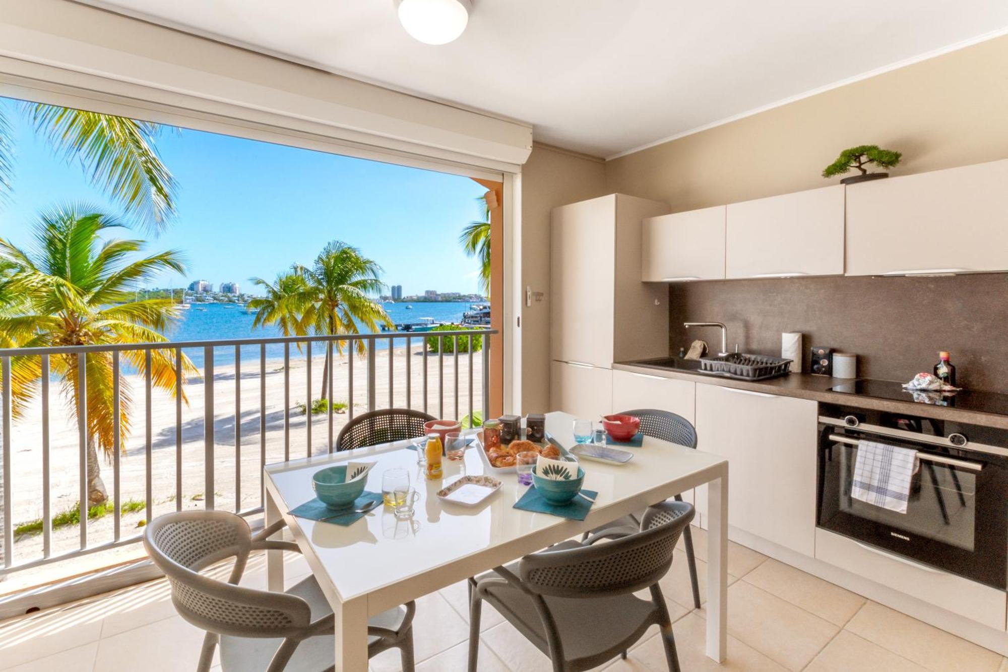Vue Imprenable Sur Le Lagon, Appartement 1Ch 4P Baie Nettlé Extérieur photo