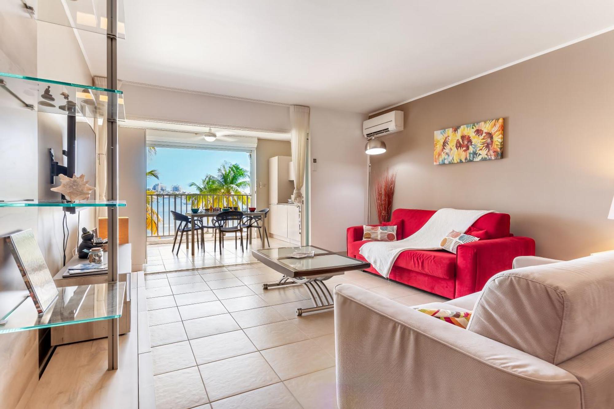 Vue Imprenable Sur Le Lagon, Appartement 1Ch 4P Baie Nettlé Extérieur photo