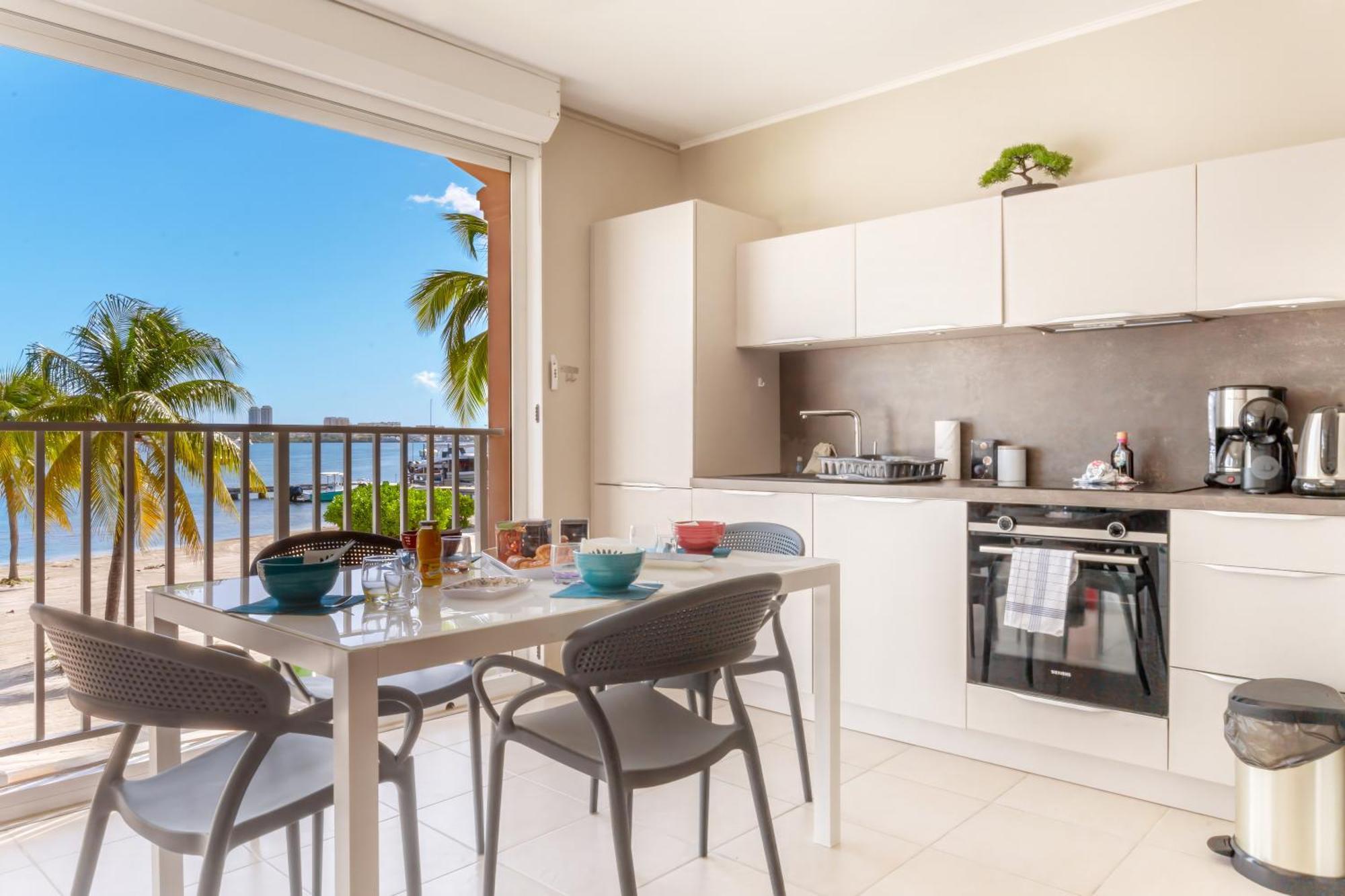 Vue Imprenable Sur Le Lagon, Appartement 1Ch 4P Baie Nettlé Extérieur photo