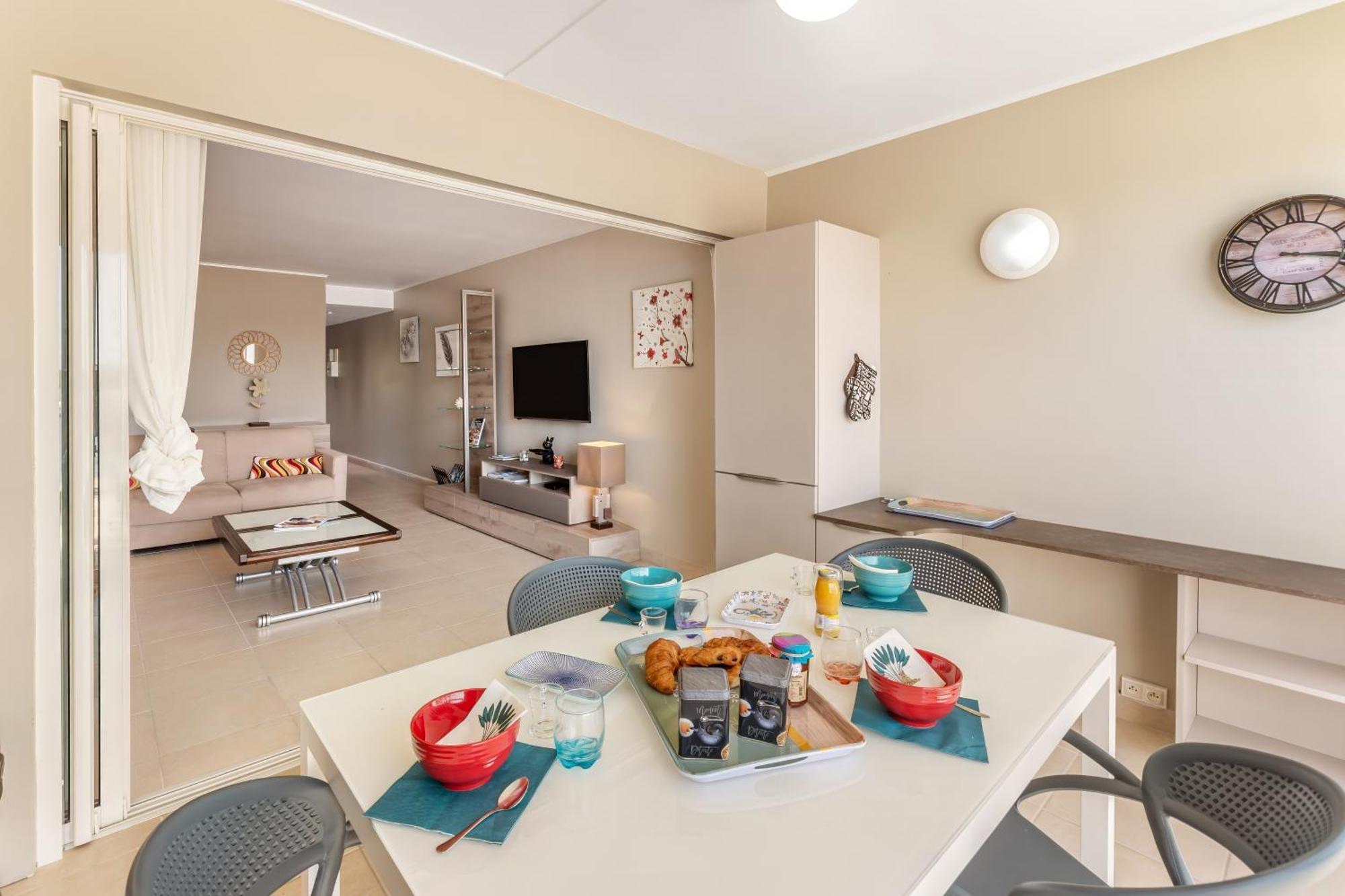 Vue Imprenable Sur Le Lagon, Appartement 1Ch 4P Baie Nettlé Extérieur photo